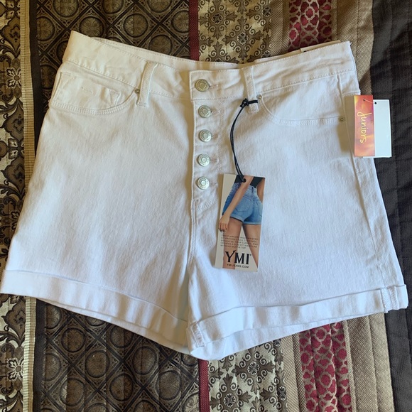 White high waisted shorts - Picture 1 of 7